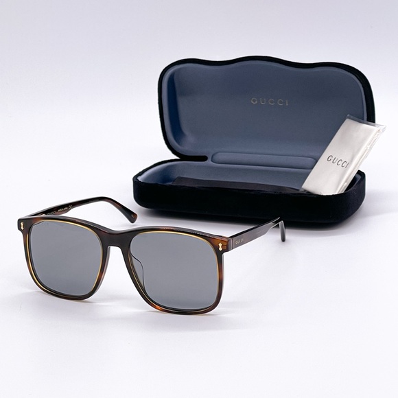 NEW GUCCI GG1041S 002 UNISEX OVERSIZED SUNGLASSES GUCCI - Picture 1 of 13